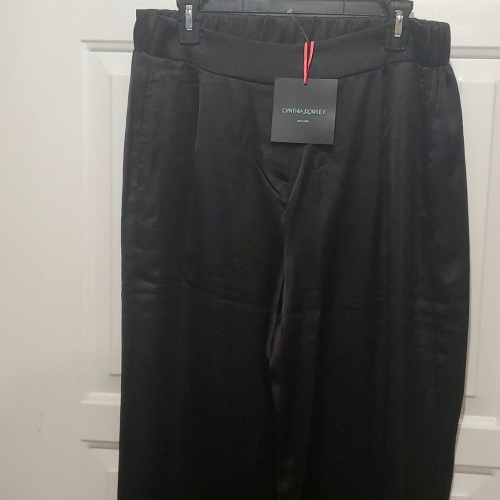 Cynthia Rowley sateen pants